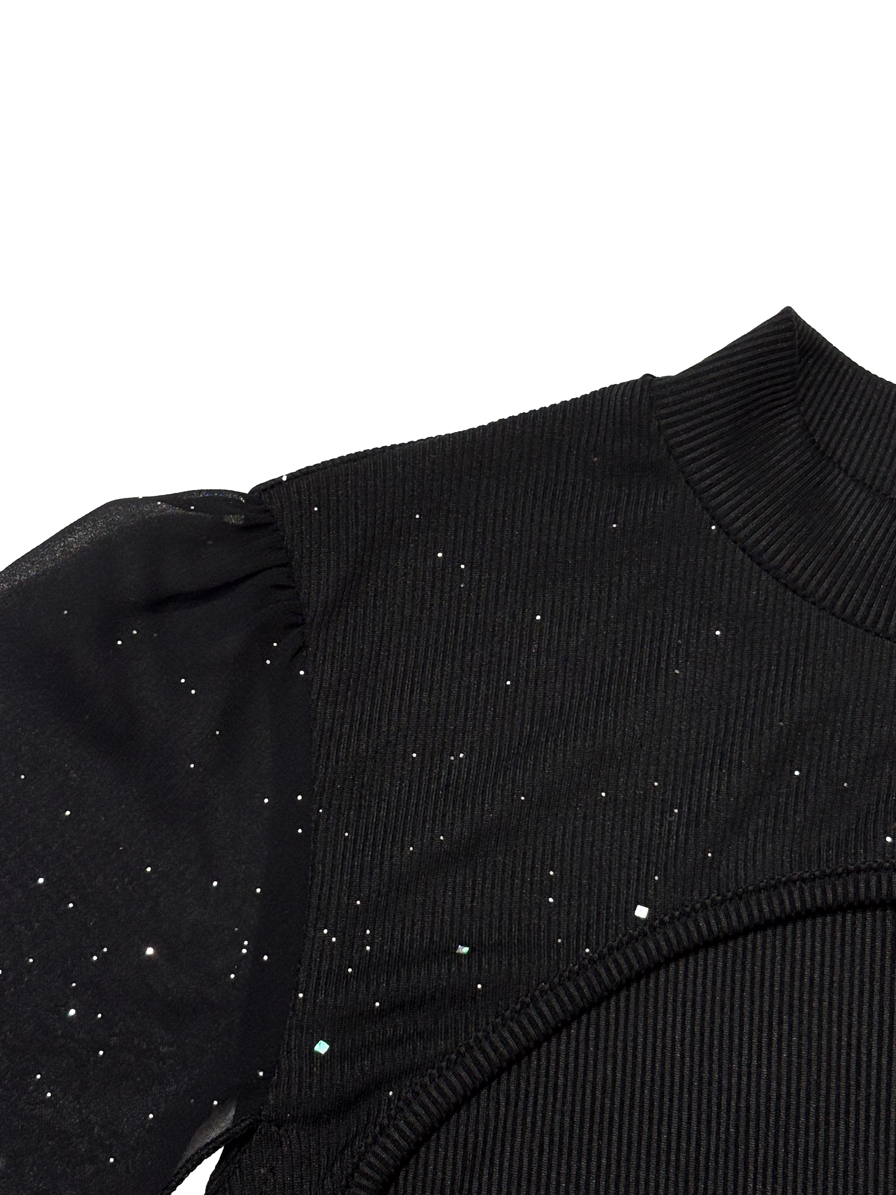 Mini robe Cape à col montant pour femmes, Sexy, paillettes scintillantes, soirée en boîte de nuit, m