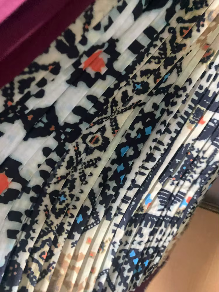 SMTHMA Nouvelle Robe Longue Femme Tendance Européenne en Maille Patchwork, Col Montant, Manches Long