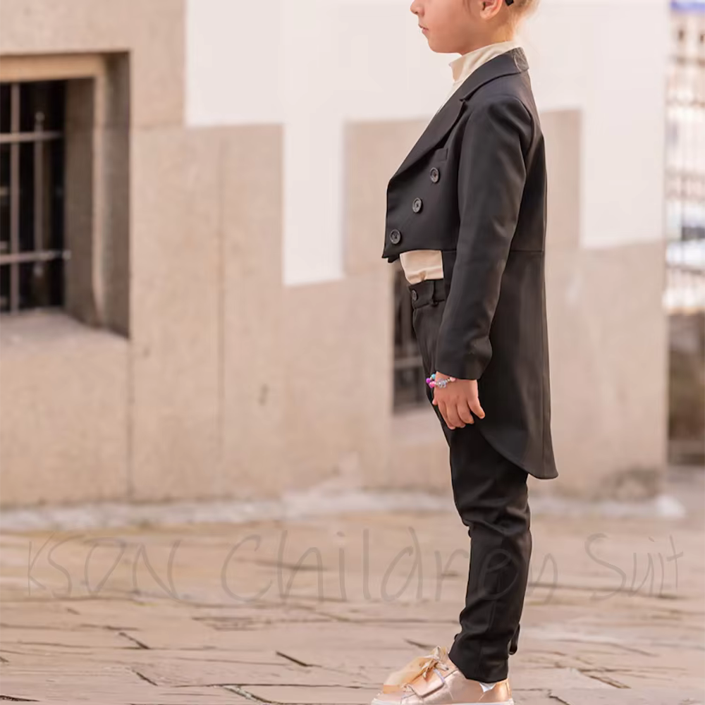 Ensemble de Costume élégant pour filles, couleur unie, décontracté, mode, Slim, ajusté, haute qualit