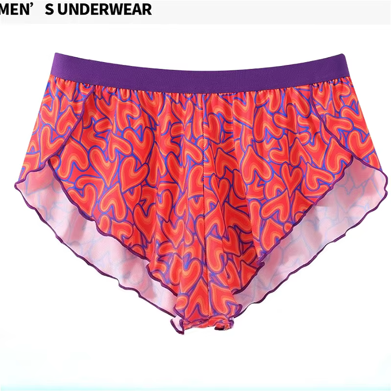 Culotte érotique léopard pour femme, sexy, style plage, avec fente, lingerie féminine, slip de bain