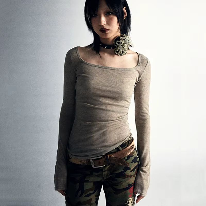 Karrcat-T-shirt Punk Irrégulier Gothique Y2k, Streetwear, Esthétique Grunge avec Espèce Y-Vintage, T