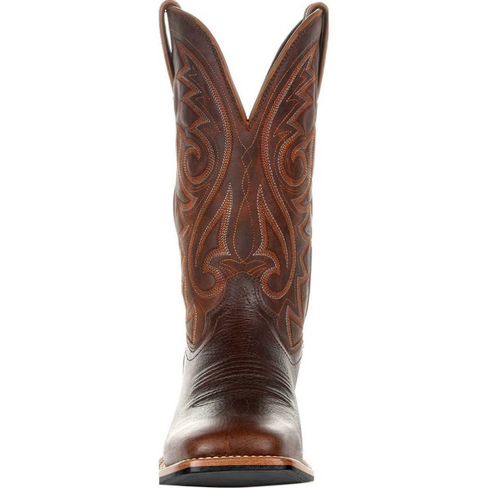 Bottes de Cowboy faites à la main pour hommes, bottes occidentales brodées à bout pointu, mi-mollet,