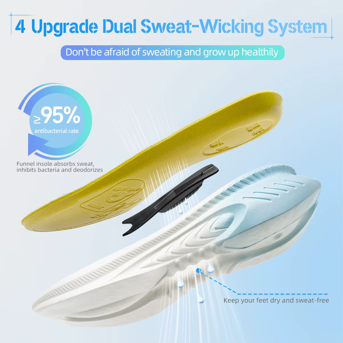 ONEMIX – chaussures de sport imperméables et absorbant les chocs pour enfants, légères, respirantes,