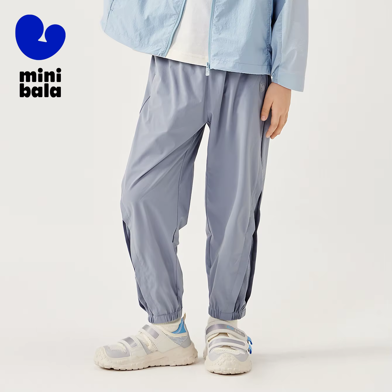 Mini Bala Pantalons d'été en maille pour garçons et filles, pantalons d'école à haute élasticité pou