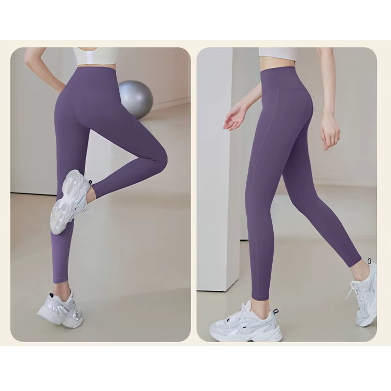 TUNIControl-Pantalon de yoga taille haute pour femme, legging de sport, collants d'entraînement Runf