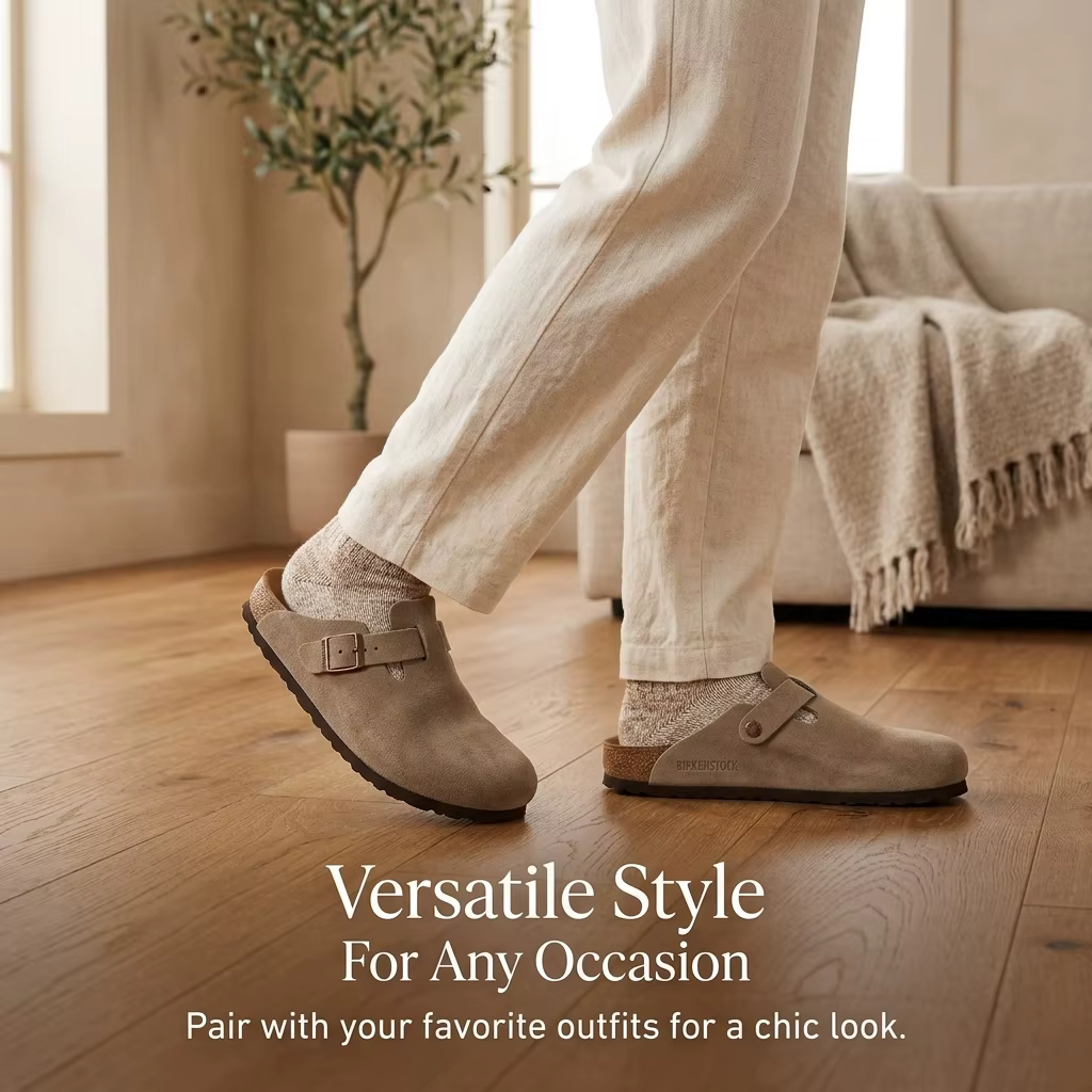 Chaussures en daim et liège pour hommes et femmes, design célèbre, sangles réglables, soutien de la 