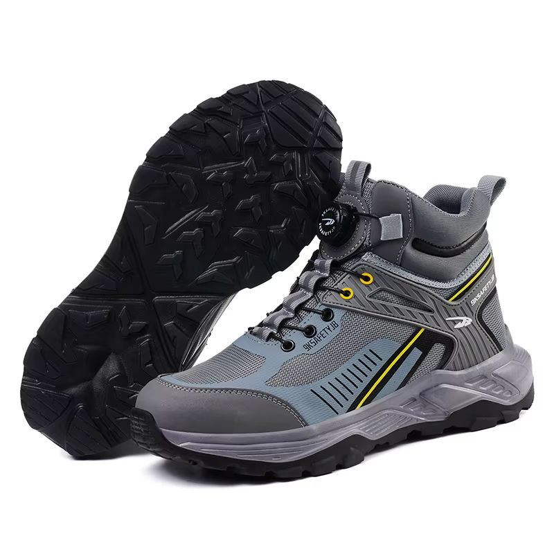 Nouvelles Chaussures de Sécurité pour Hommes à Bout Rotatif, Baskets Anti-écrasement et Anti-perfora