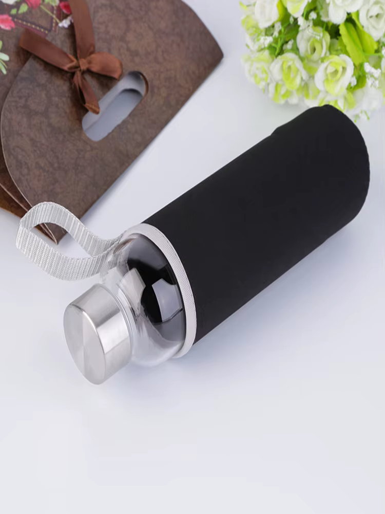 Bouteille de voyage de 550ml, bouteille d'eau en verre Portable incassable pour voiture, nouvel arri