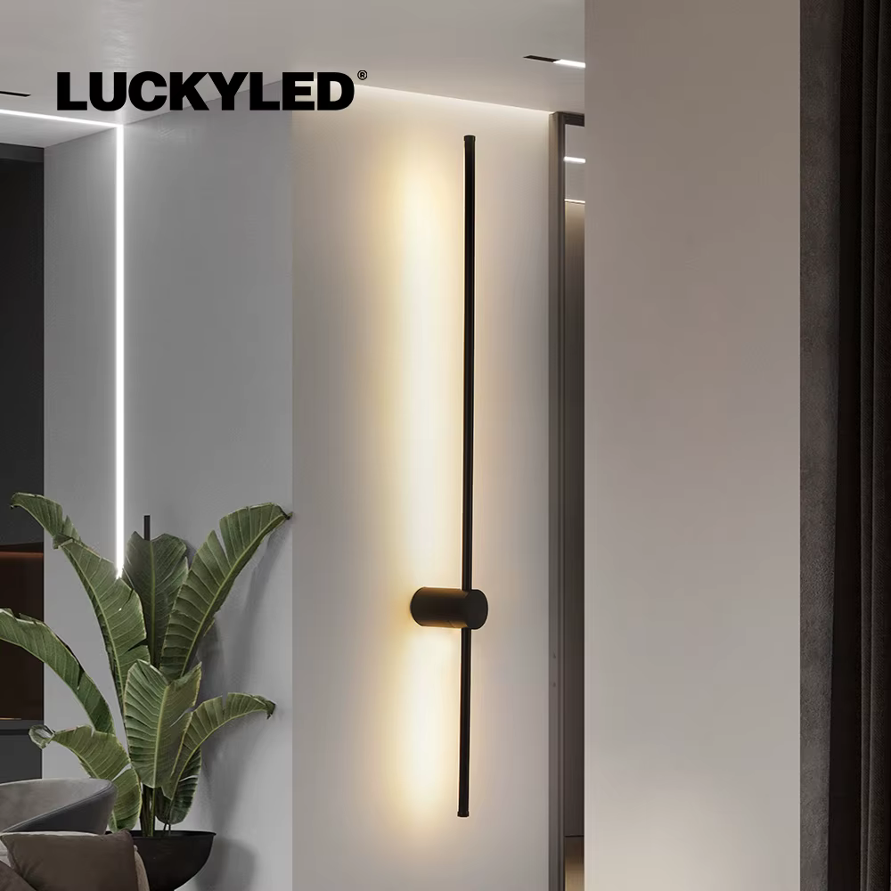 LUCKYLED moderne mur LED lumière AC85-290V longue applique applique 100 cm 120 cm intérieur applique