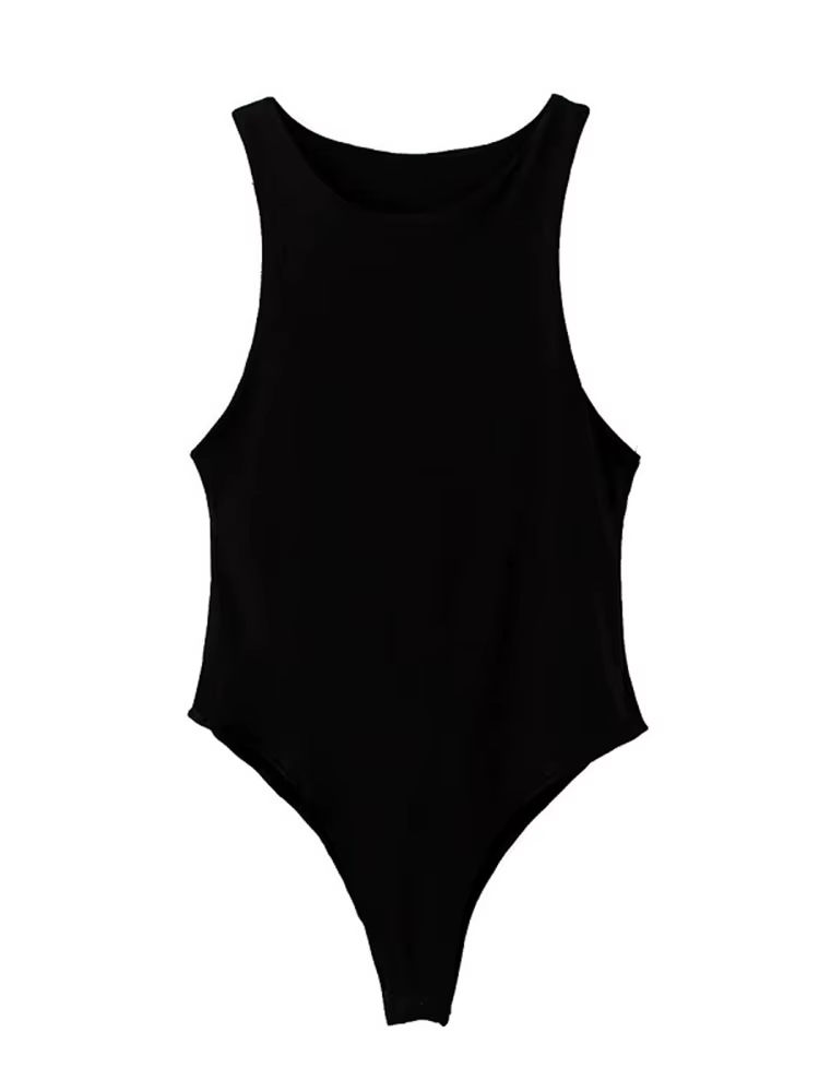 Été solide sexy moulante femmes body femme 8 couleur vert mince body décontracté chic dame club cour